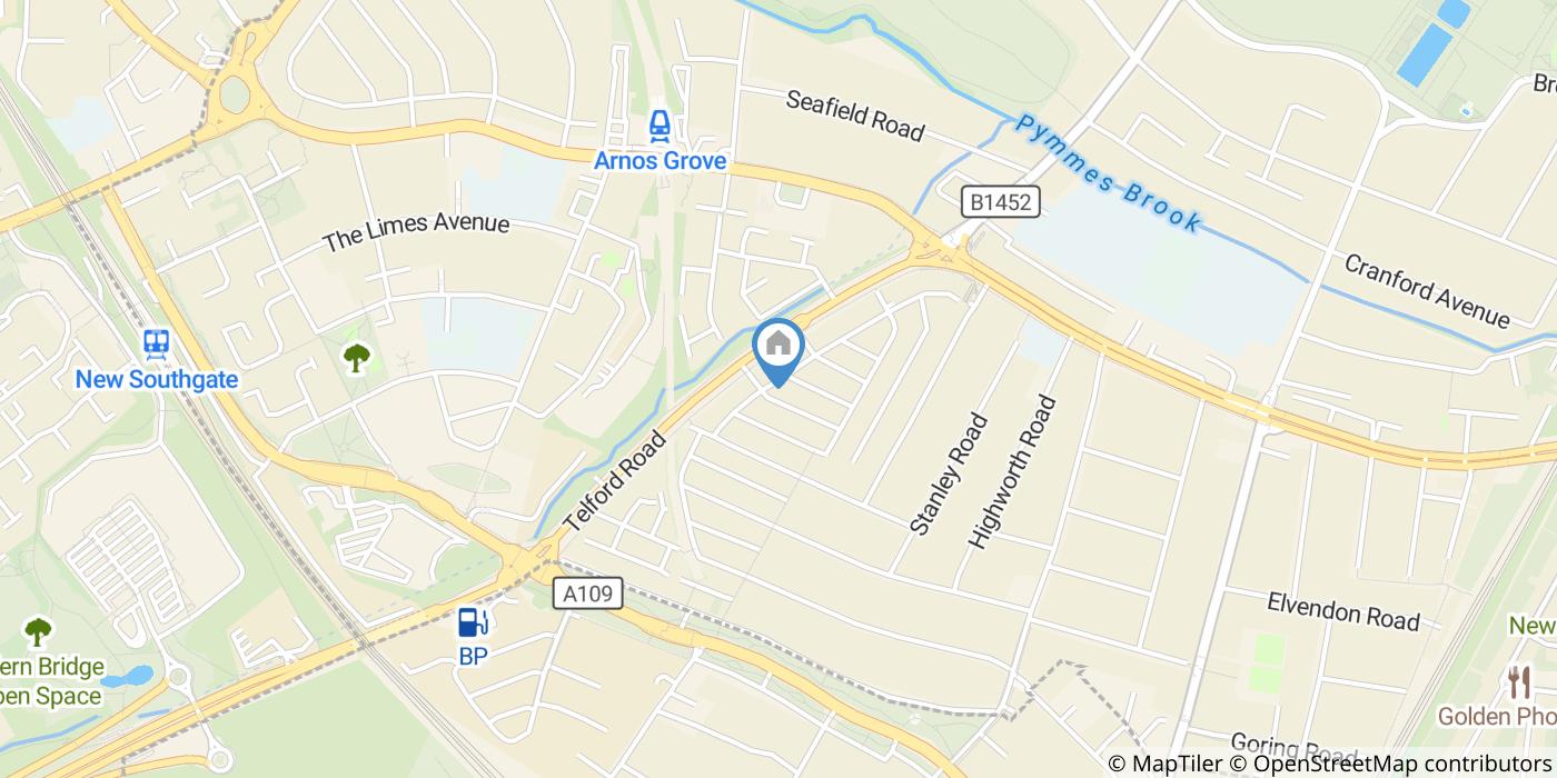 1 Bed Flat, Hastings Road, N11
