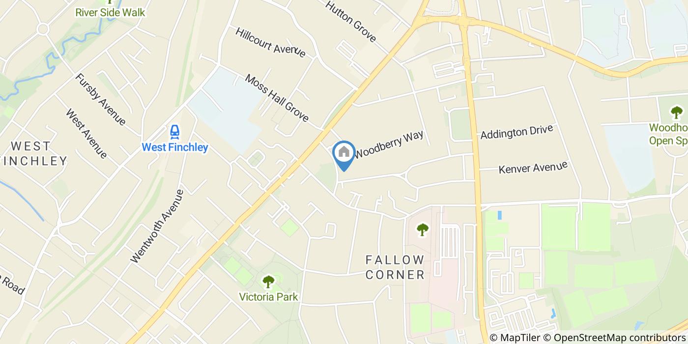 2 Bed Semi-Detached House, The Spinney Granville Road, N12