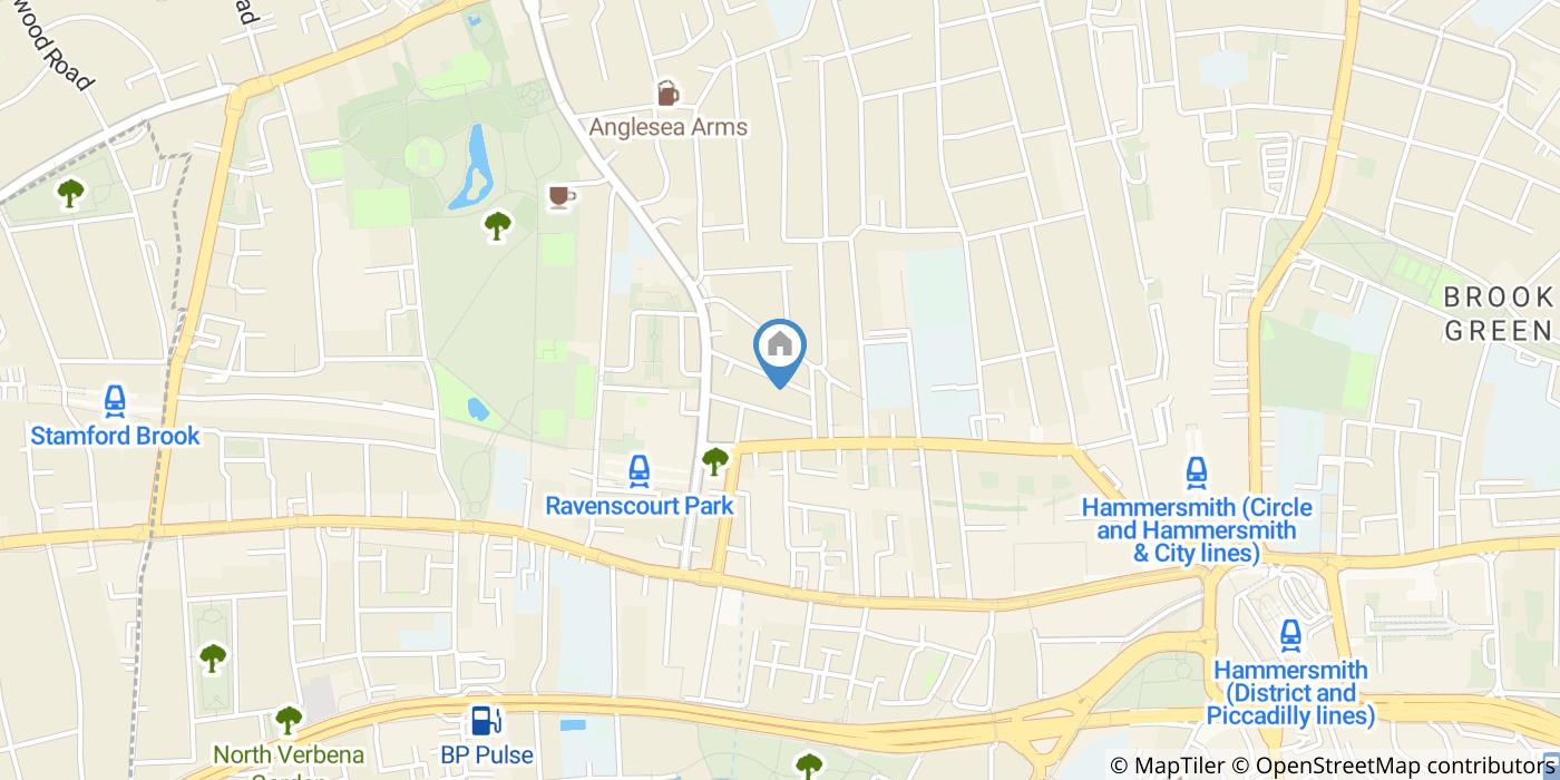 Room in a Shared House, Raynham Road, W6