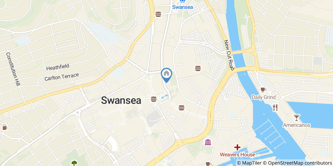 1 Bed Flat, Castle Buildings, SA1