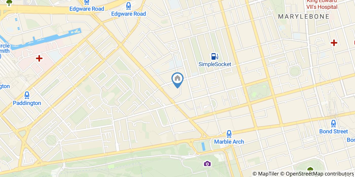 Room in a Shared Flat, Stourcliffe Close, W1H