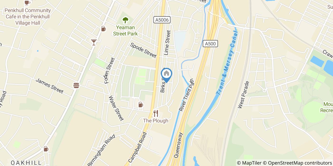 Studio Flat, Birk St, ST4