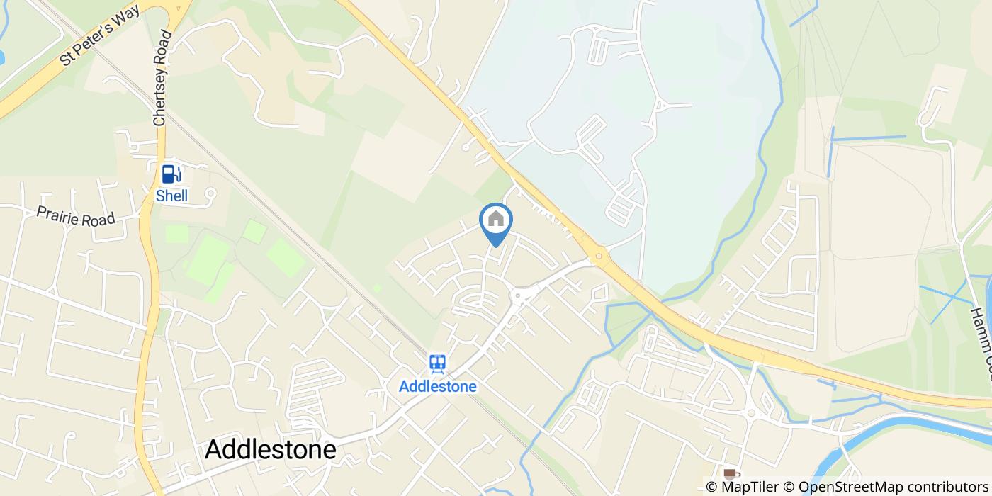 1 Bed Flat, Hawker Drive, KT15