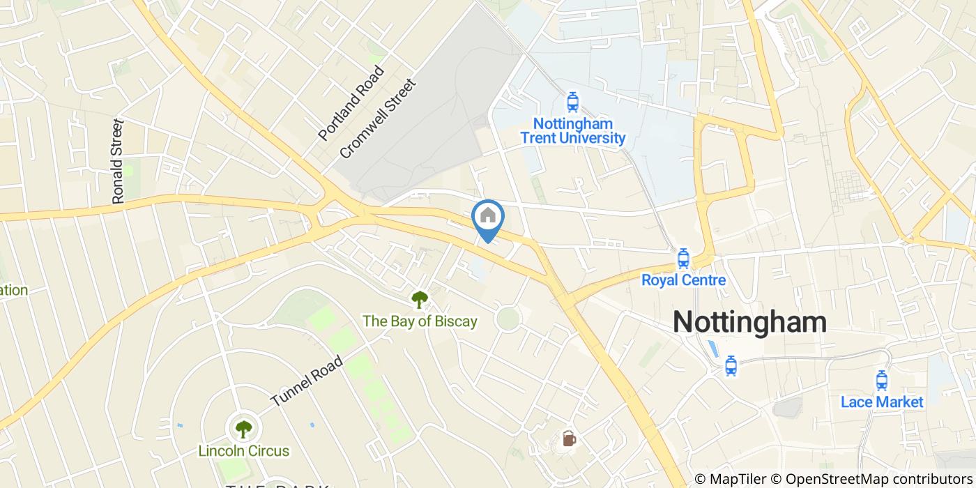 1 Bed Flat, Regent Court, NG1