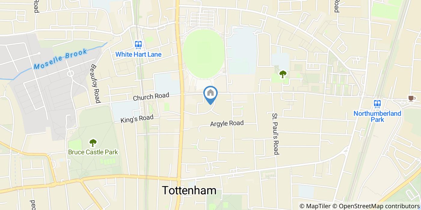 Studio Flat, Bromley Road, N17