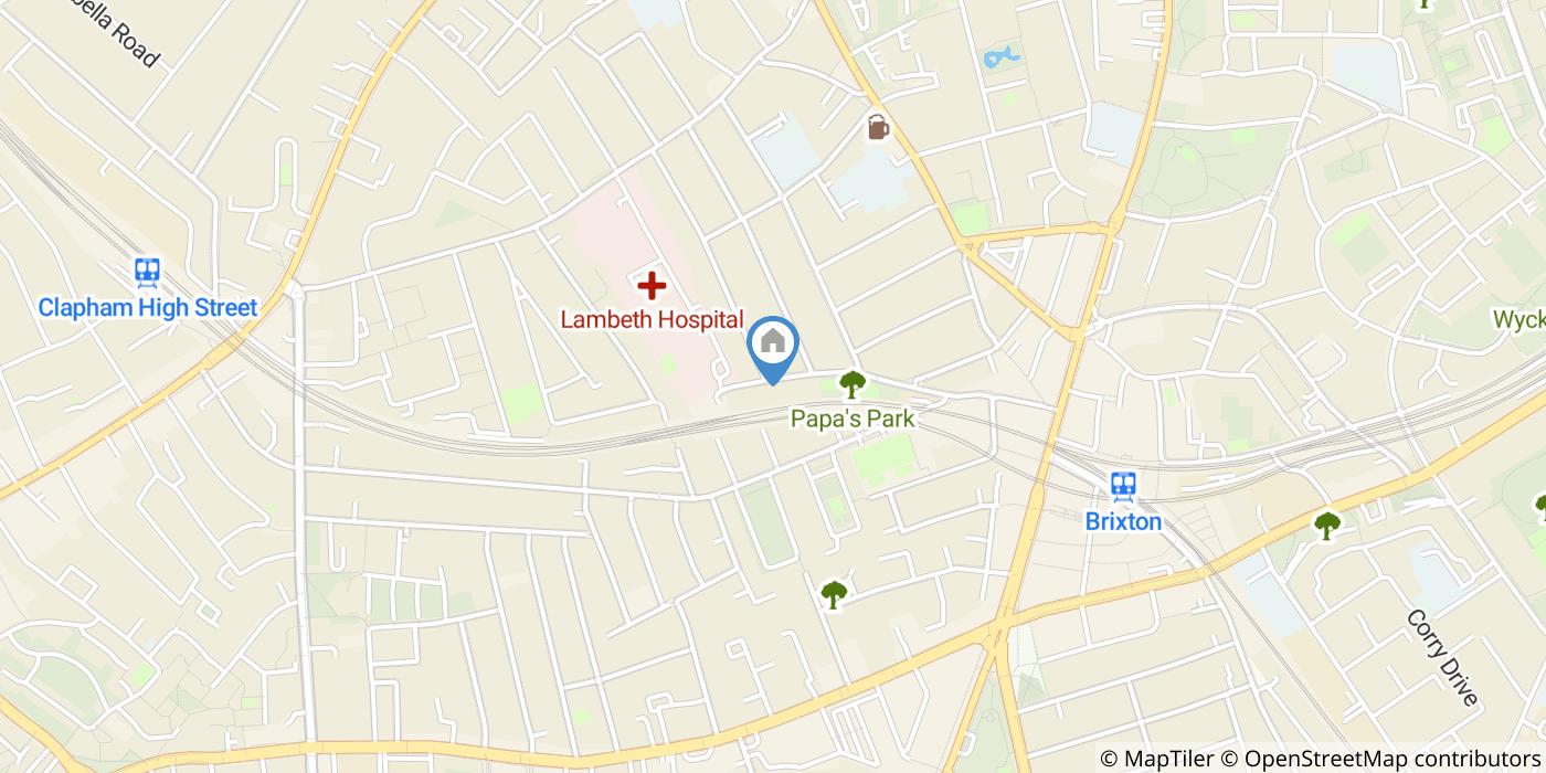 2 Bed Flat, Pulross Road, SW9
