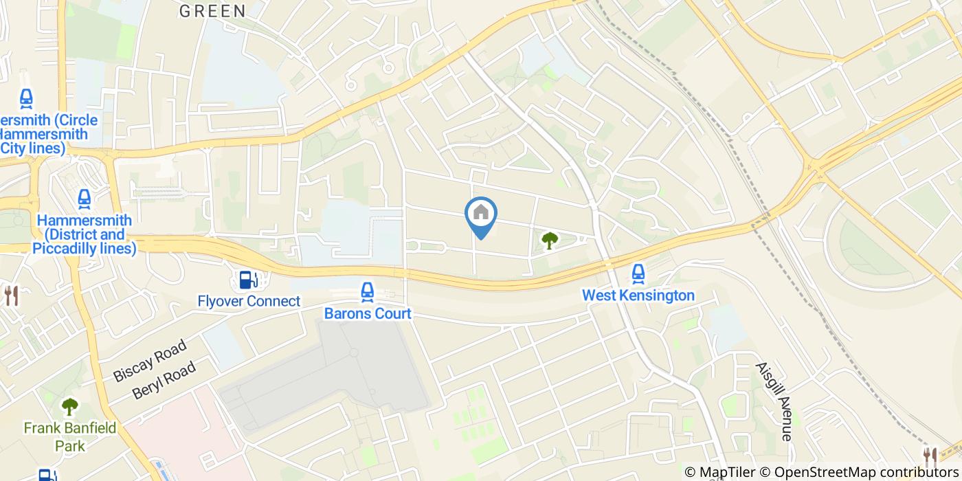 Room in a Shared House, Glazbury, W14