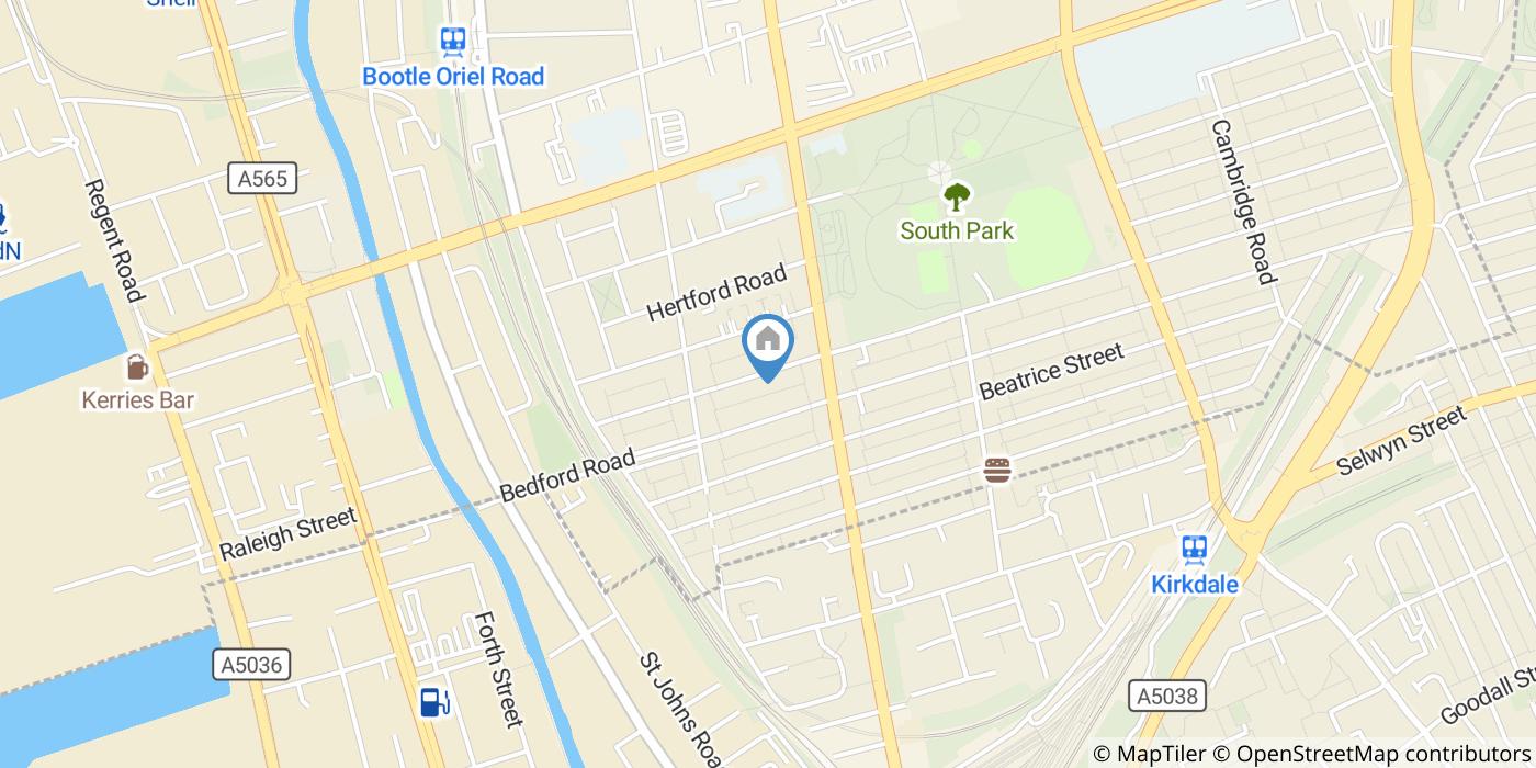 Room in a Shared House, Wadham Road, L20