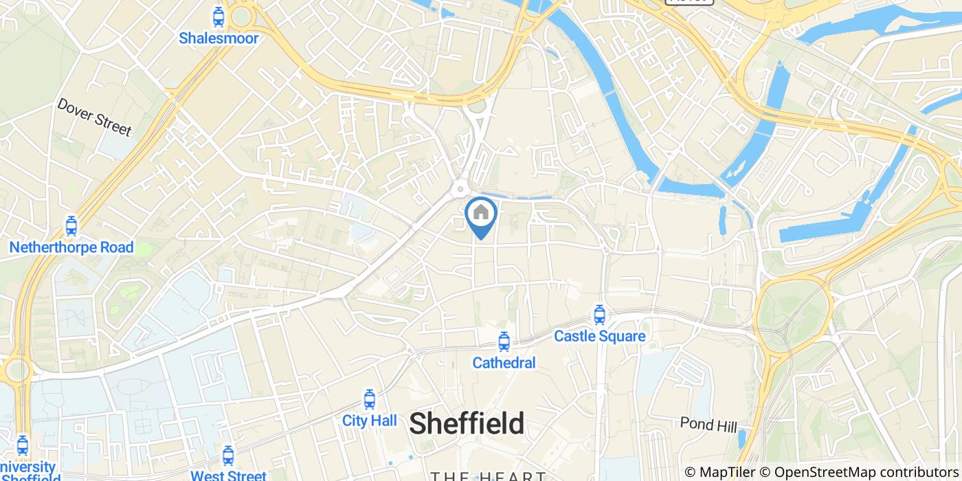 Studio Flat, North Church House, S1
