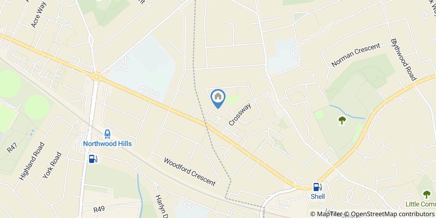 Studio Flat, Greenway, HA5