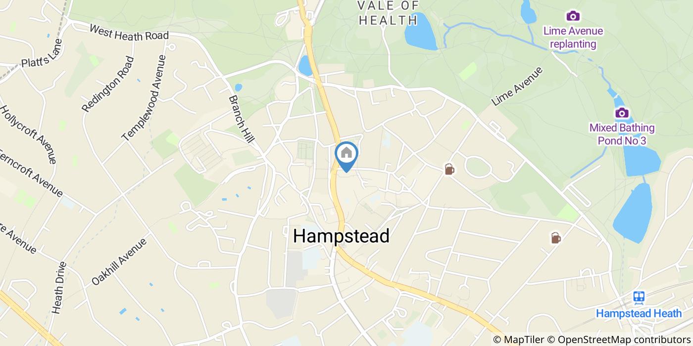 1 Bed Flat, New End, NW3
