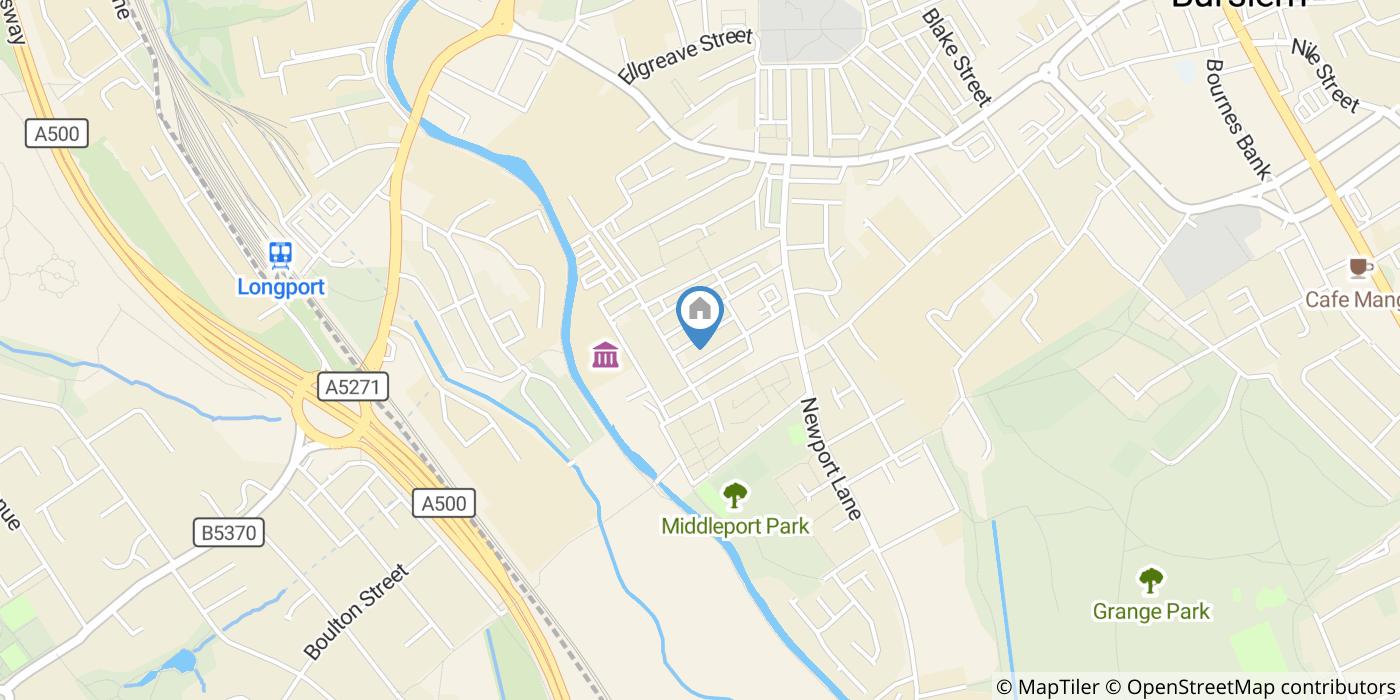 2 Bed Terraced House, Woolrich Street, ST6