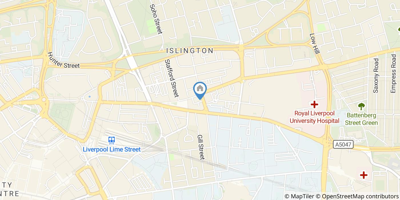 2 Bed Flat, Riding St, L3