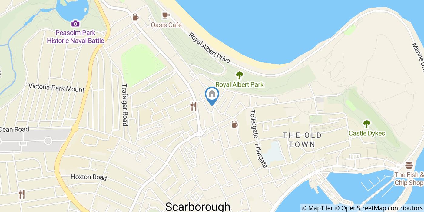 1 Bed Flat, New Queen St, YO12