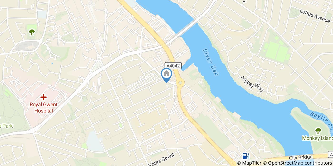 1 Bed Flat, Lower Dock St, NP20