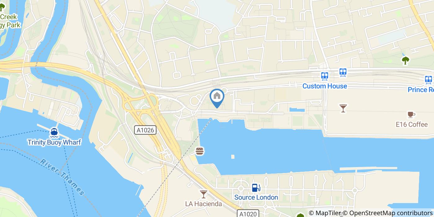 1 Bed Flat, Adriatic Apartments, E16