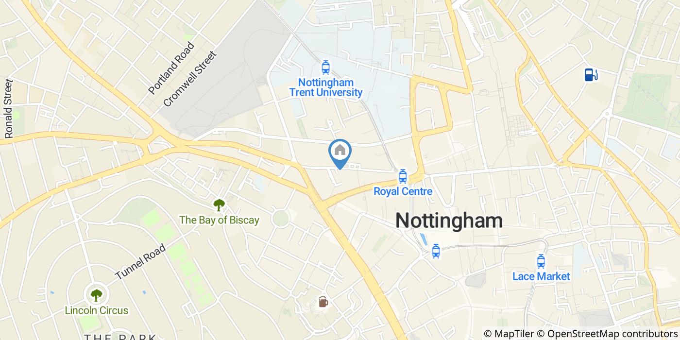 2 Bed Flat, The Axis, NG1