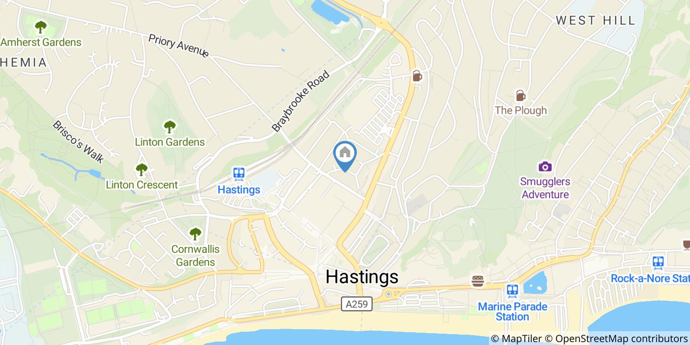 1 Bed Flat, St. Andrews Square, TN34