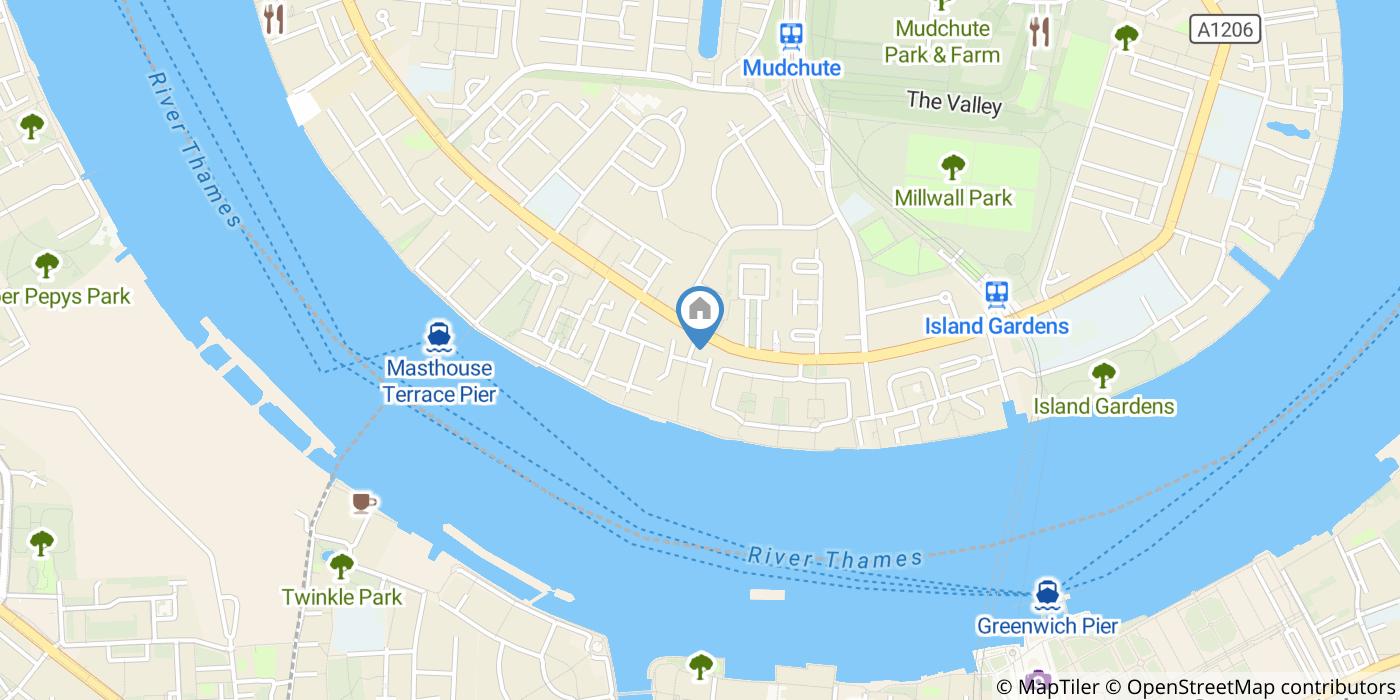 2 Bed Flat, Langbourne Place, E14
