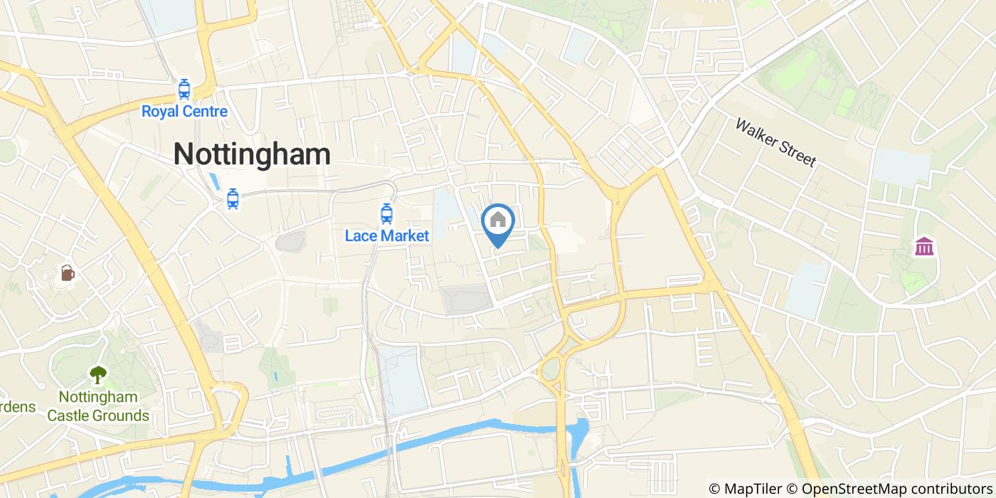Studio Flat, Swanns Building, NG1