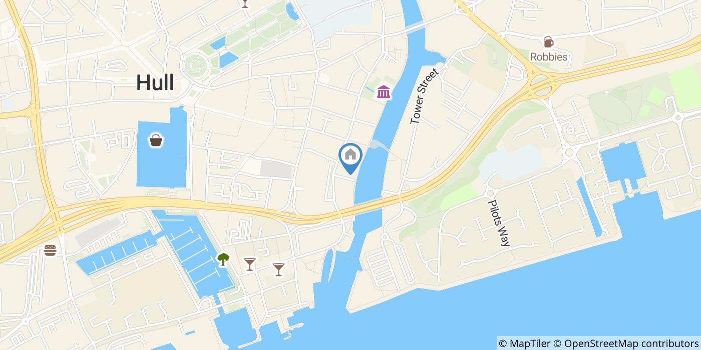 2 Bed Flat, Trinity Wharf, HU1