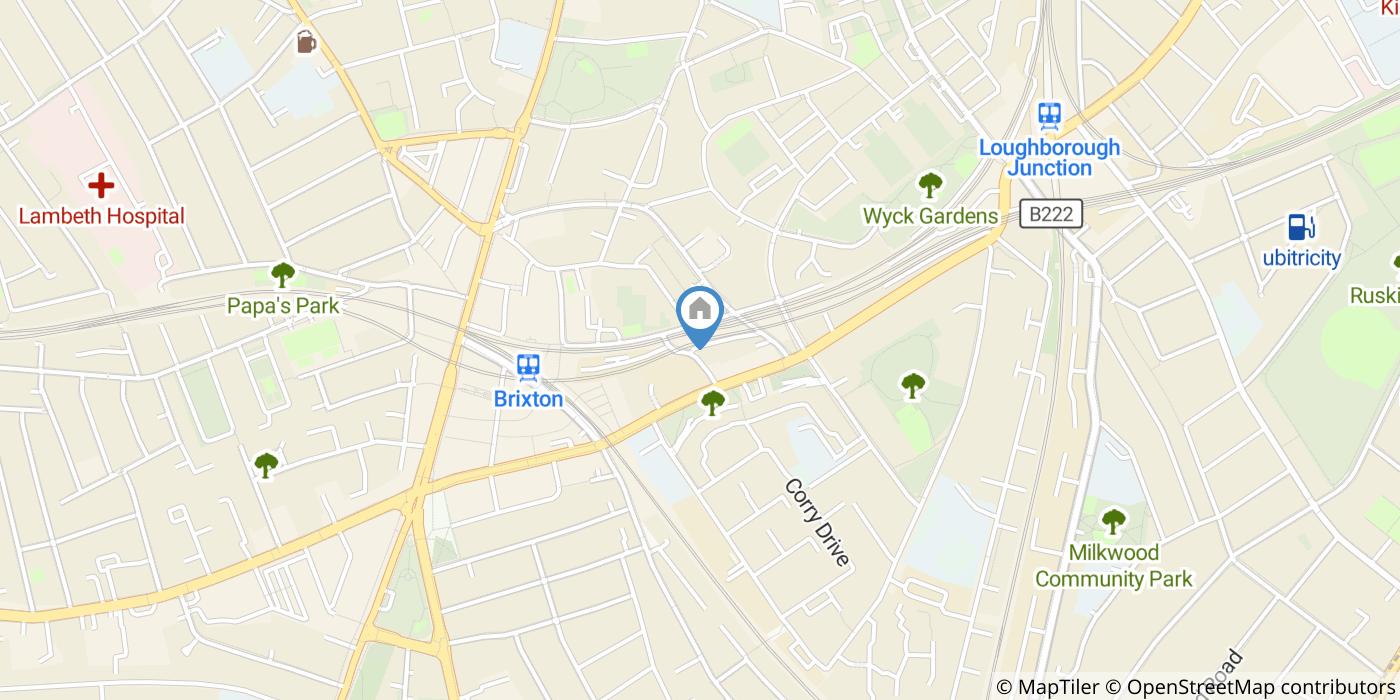 2 Bed Penthouse, Antiopa House, SW9