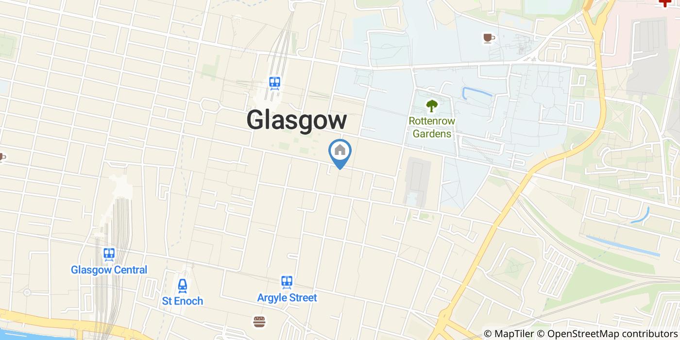 2 Bed Flat, The Italian Centre, G1