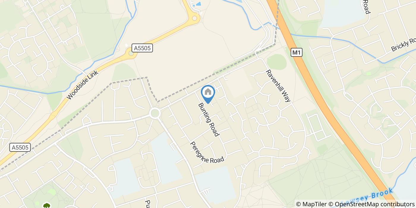 Studio Flat, Skua Close, LU4
