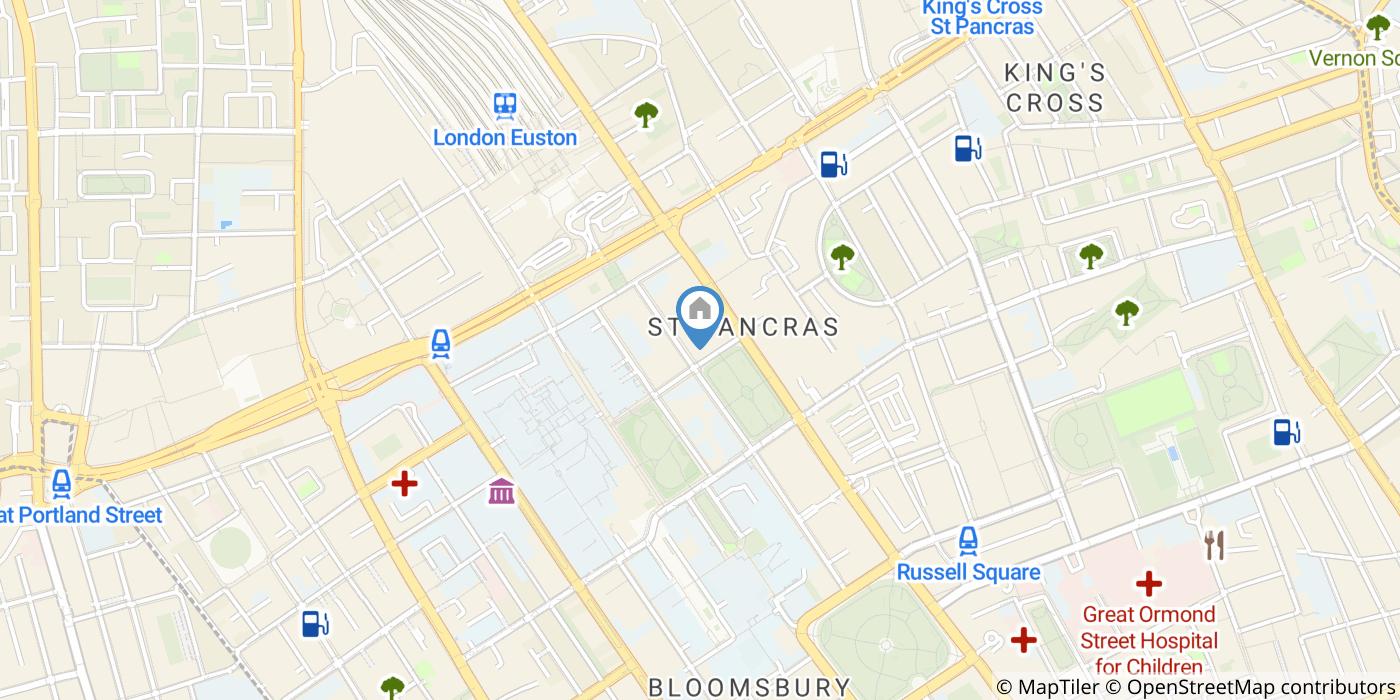 1 Bed Flat, Tavistock Court, WC1H