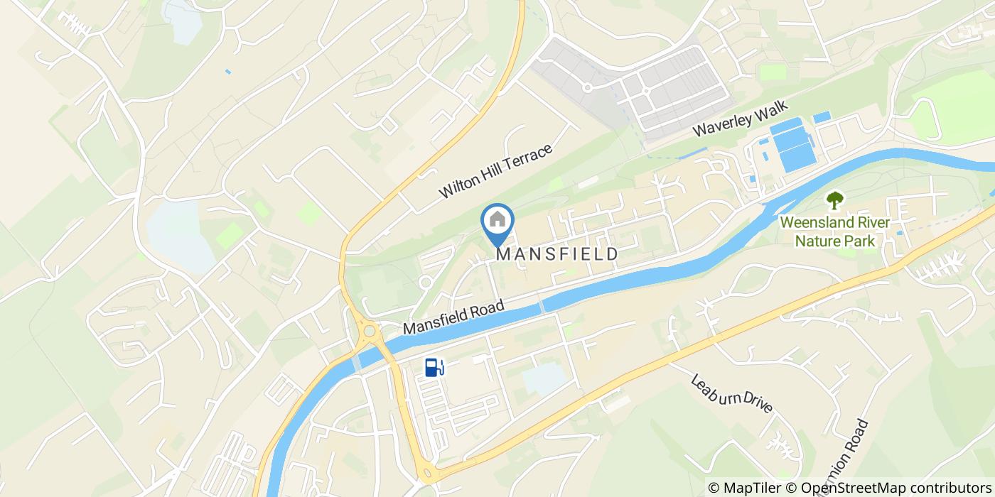 2 Bed Flat, Mansfield Square, TD9