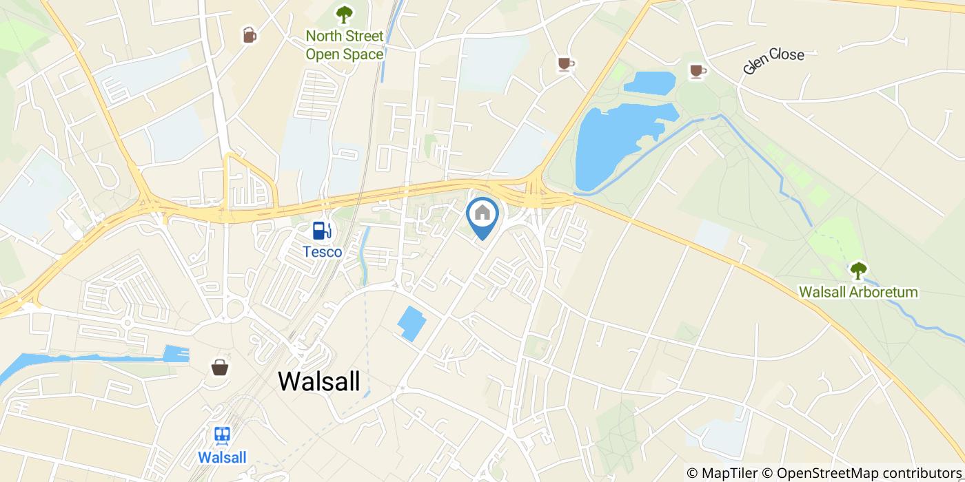Studio Flat, Lichfield St, WS1