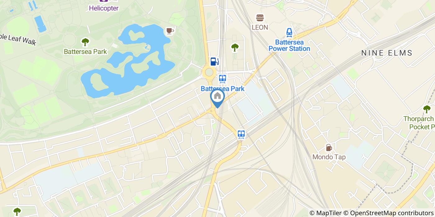 Studio Flat, Battersea Park Road, SW8