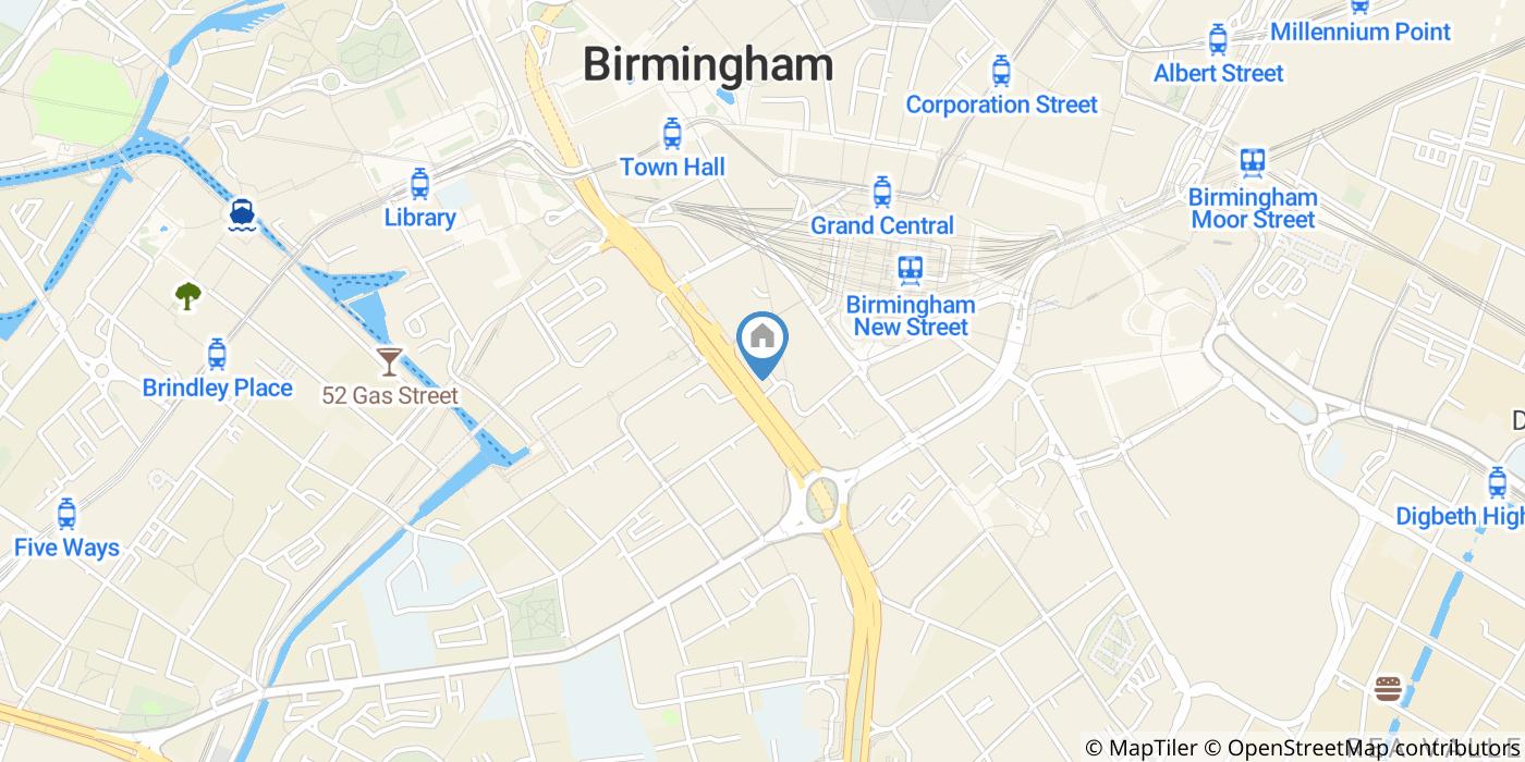 1 Bed Flat, Suffolk St Queensway, B1