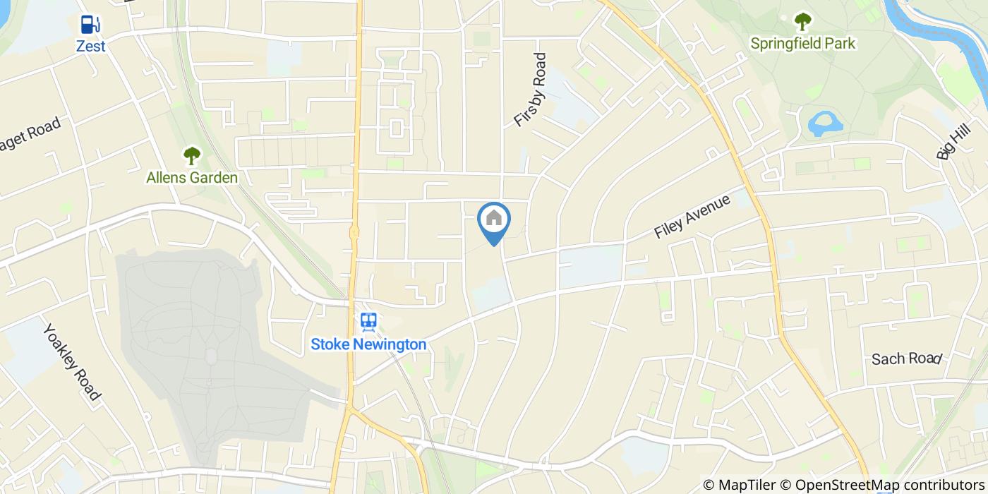 Studio Flat, Kyverdale Road, N16