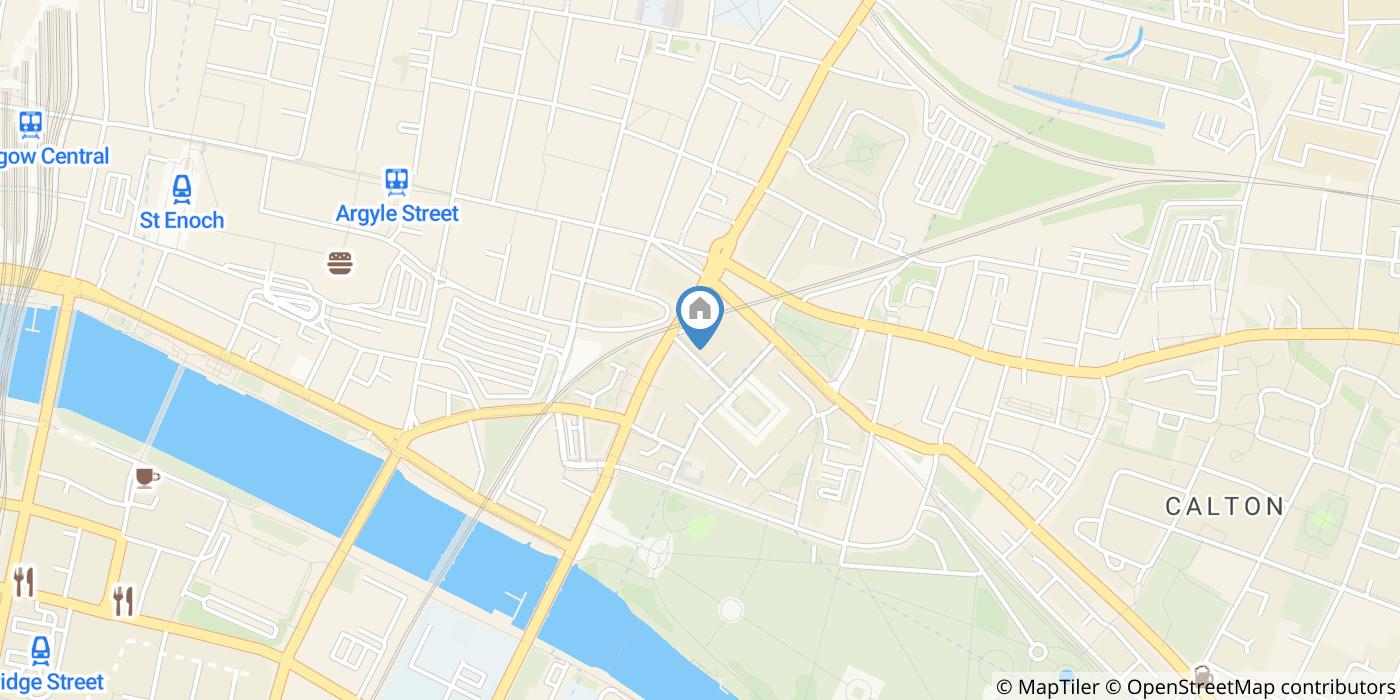 Studio Flat, St Andrews Court, G1