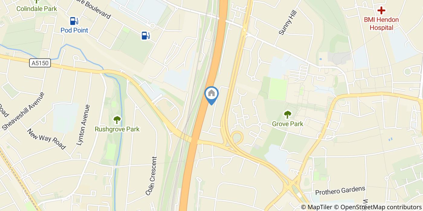 Studio Flat, Selborne Gardens, NW4