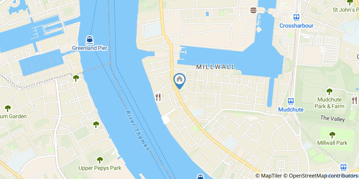 2 Bed Flat, Westferry Road, E14