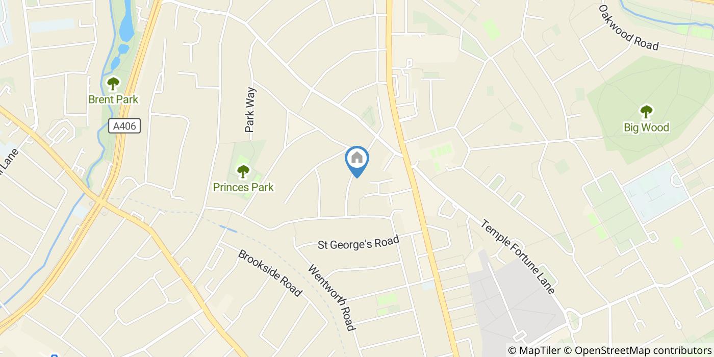 Studio Flat, Leeside Crescent, NW11