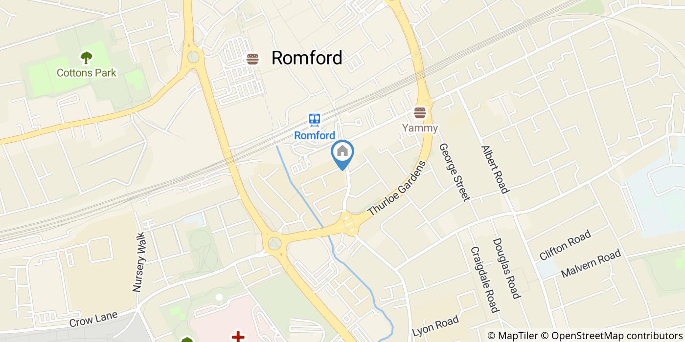 2 Bed Flat, Opal House, RM1