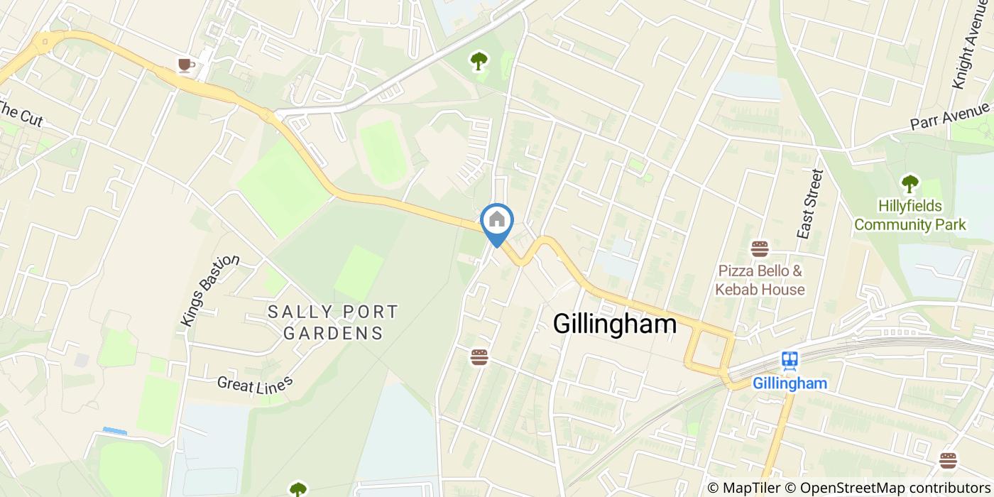 1 Bed Flat, Marlborough Road, ME7