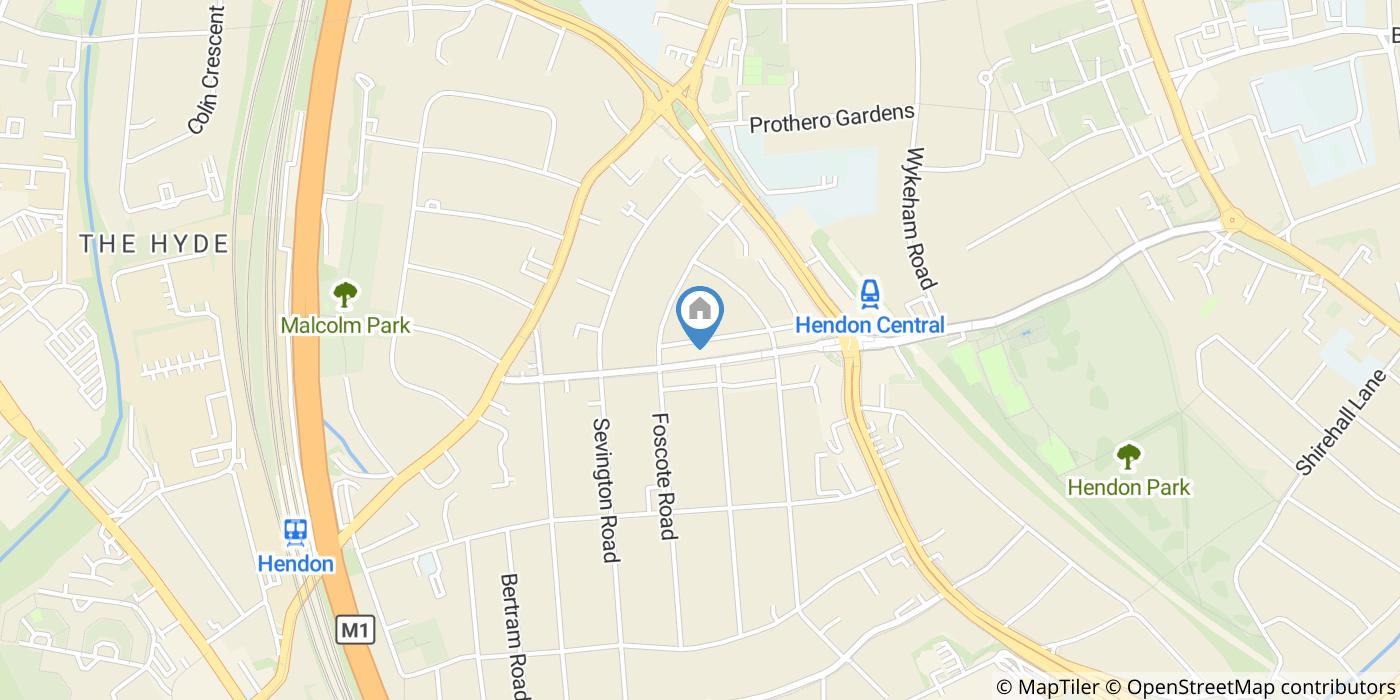 Studio Flat, Vivian Mansions, NW4