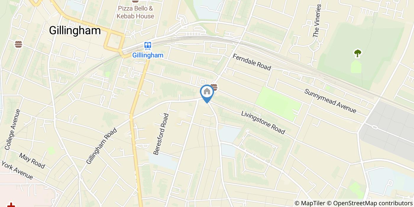 1 Bed Flat, Livingstone Circus, ME7