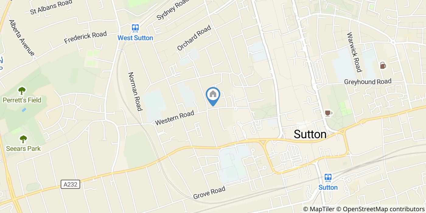 Room in a Shared House, Sherwood Park Road, SM1