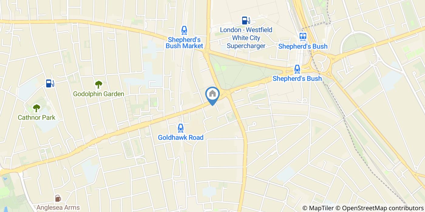 Room in a Shared Flat, Goldhawk Road, W12