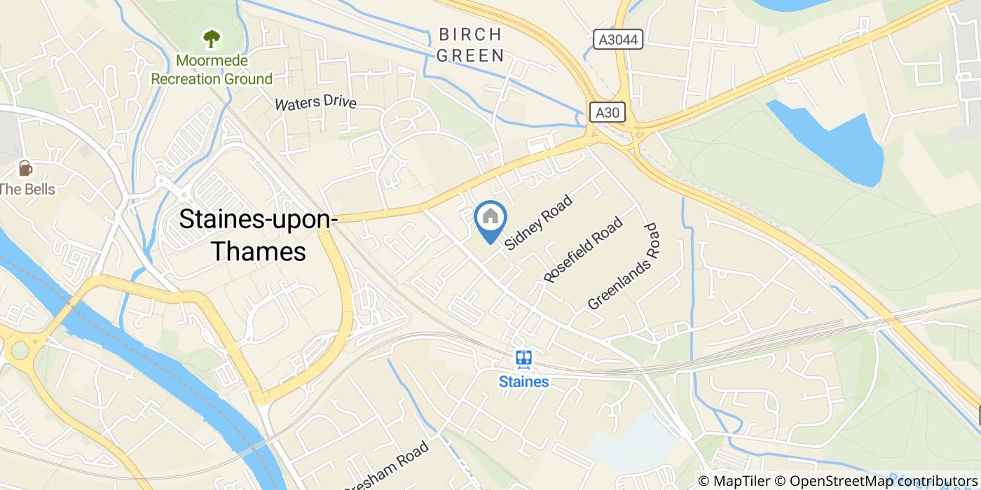 1 Bed Flat, Romana Court, TW18
