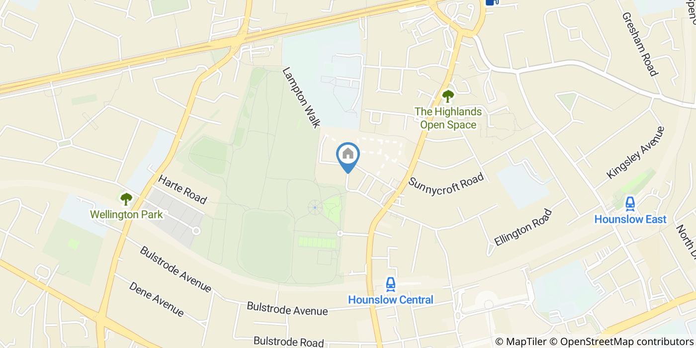 1 Bed Flat, Braunton Court, TW3