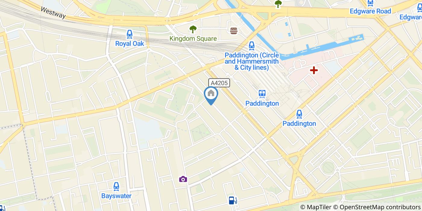 Studio Flat, Gloucester Terrace, W2