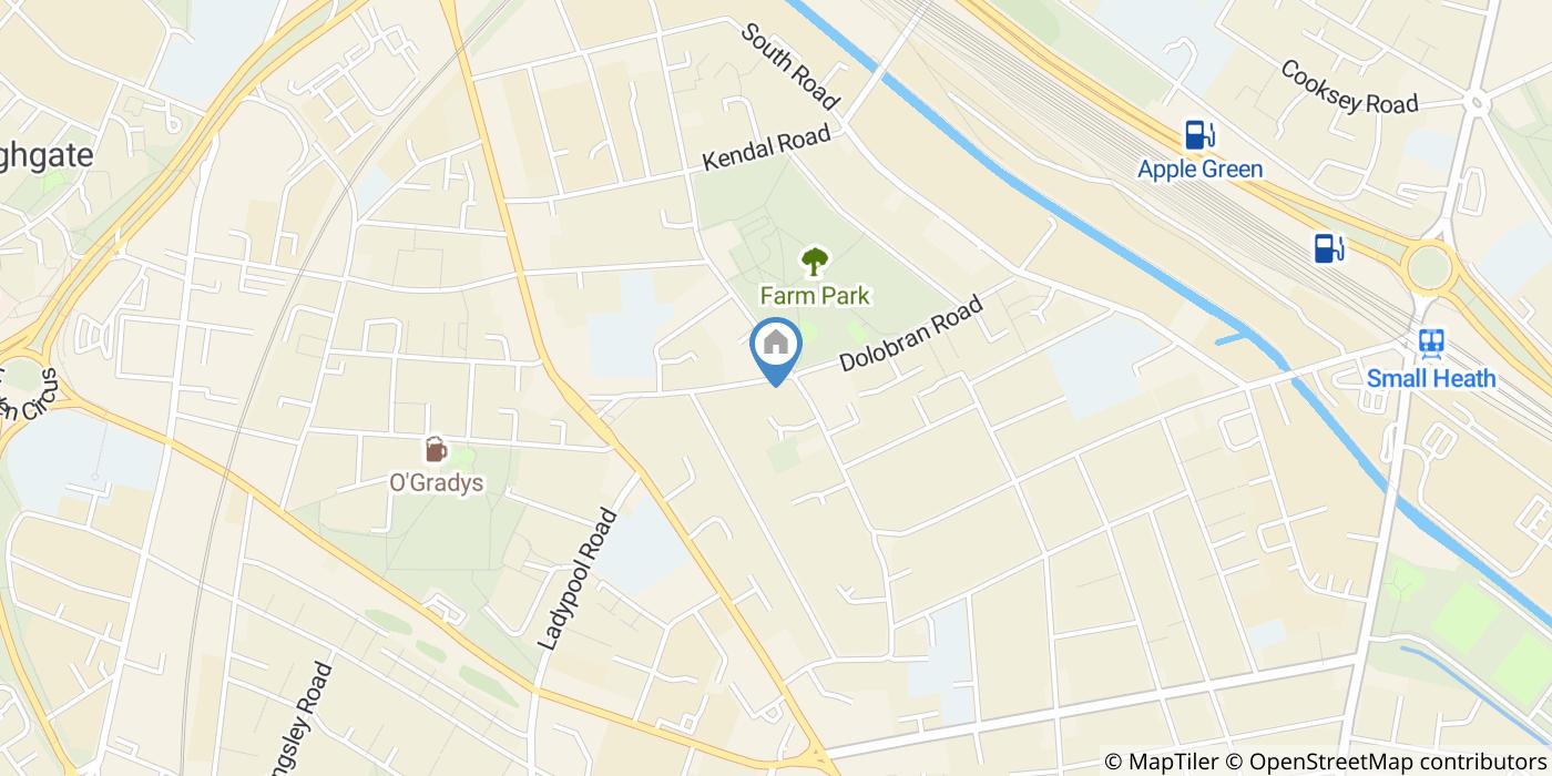 1 Bed Flat, Farm Road, B11