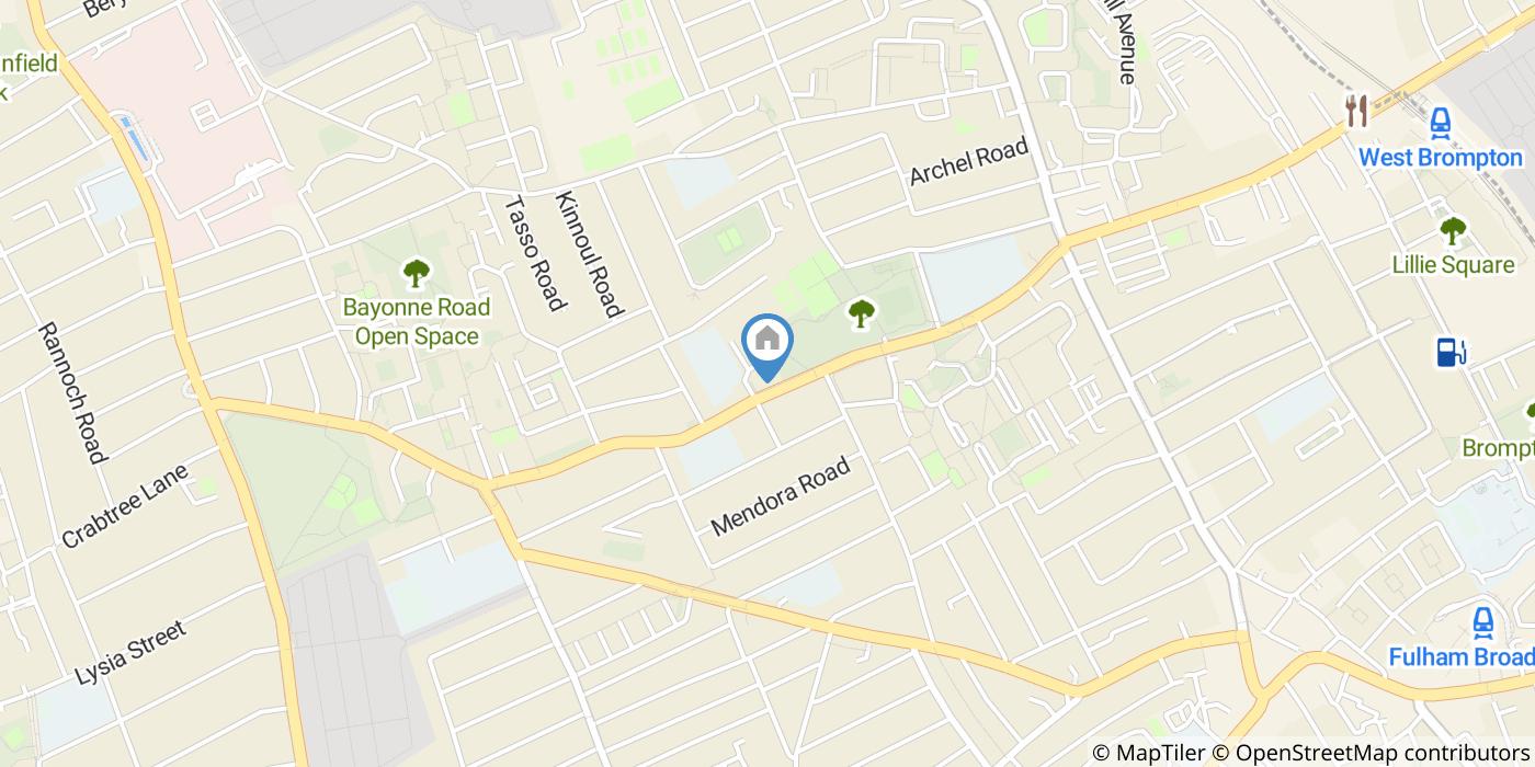 Studio Flat, Lillie Mansions, SW6