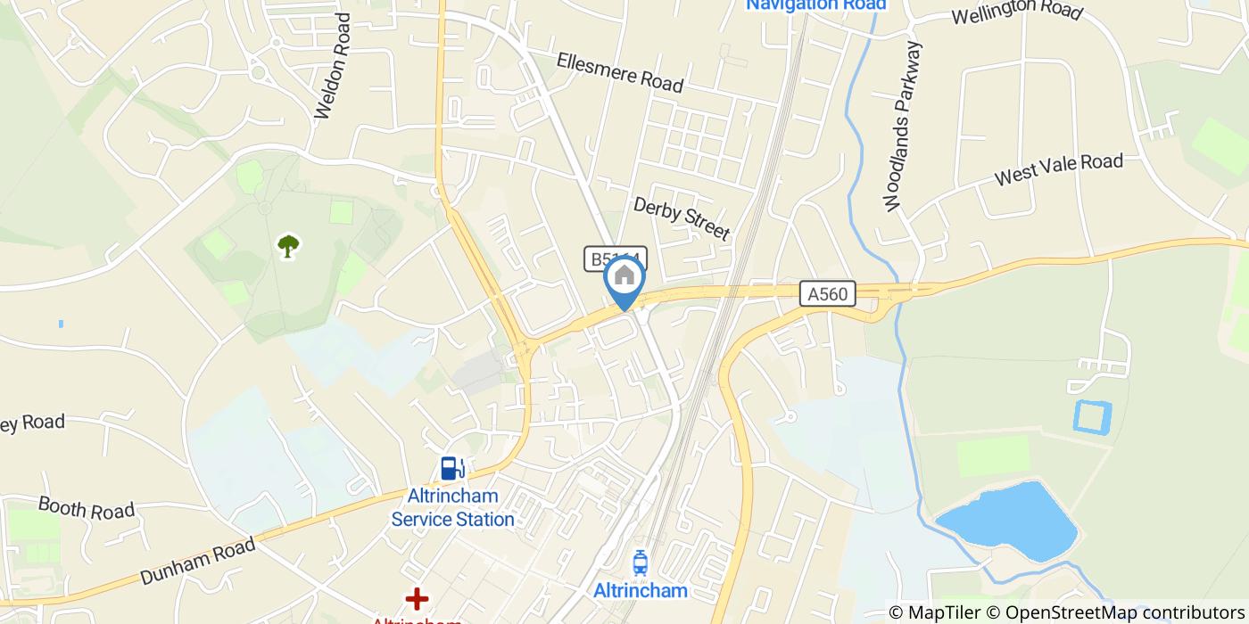 1 Bed Flat, Woodlands Road, WA14